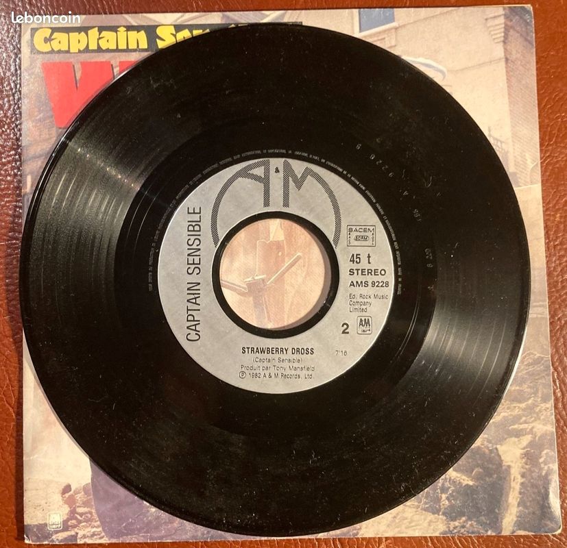 Captain Sensible – Wot - Single - 45t Vinyle (image 4)