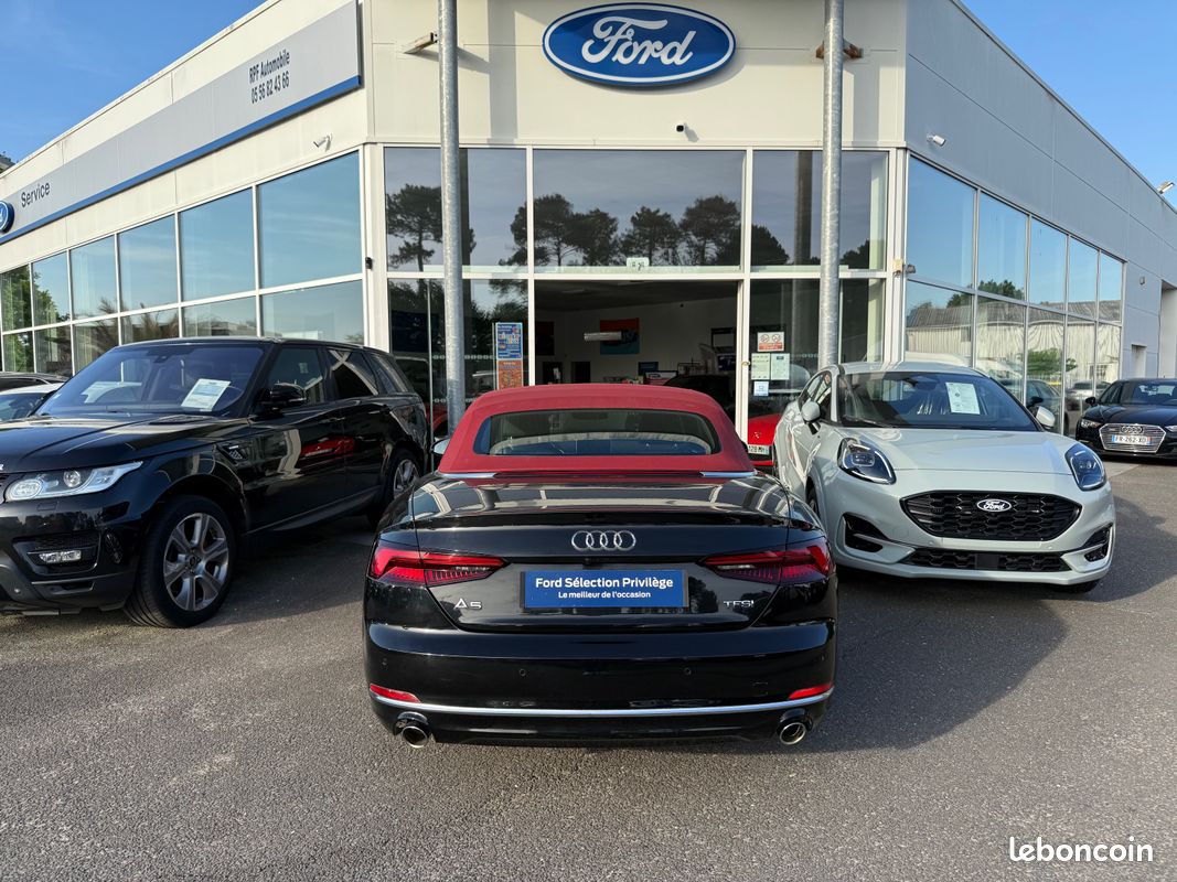AUDI A5 Cabriolet II 40 TFSI S Tronic 7 S Line 190ch 2018 - 2ème MAIN - ENTRETIEN COMPLET - ORIGINE FRANCE (image 3)