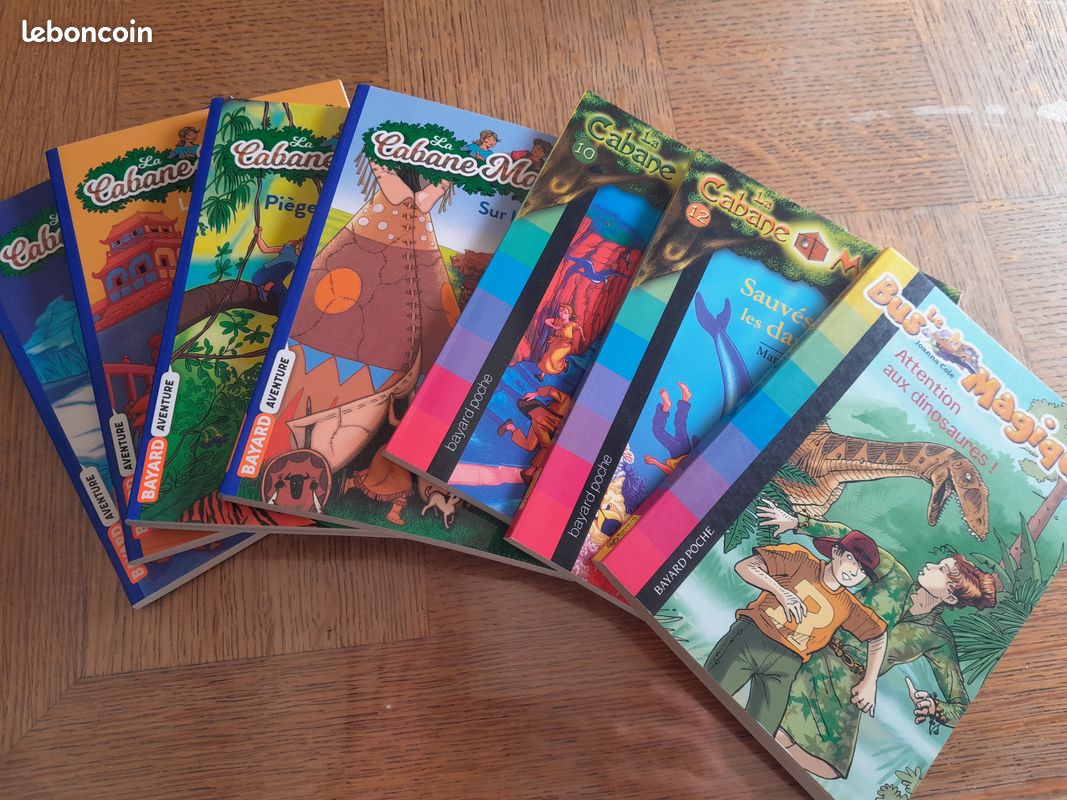 Lot de 7 romans jeunesse Cabane Magique - 6 à 9 ans (image 1)