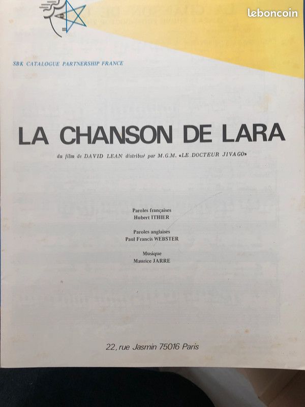 Boîte à Musique/boîte Musicale Presse-papiers En Verre Acrylique Avec Mécanisme Musical à Ressort De 18 Notes - La Chanson De Lara - Docteur Jivago (Maurice Jarre