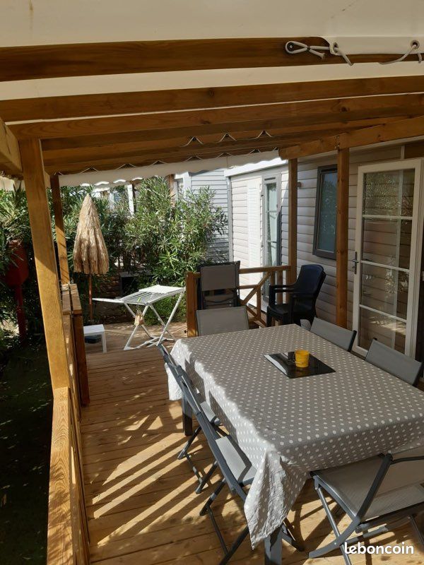 Dernière Minute location Mobil Home climatisé dans Camping 4 ⭐️ à