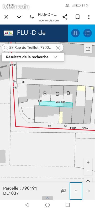 Terrain + Projet 2x T2 locatifs rentables (~12% bruts) · à Niort · 34 900 €
