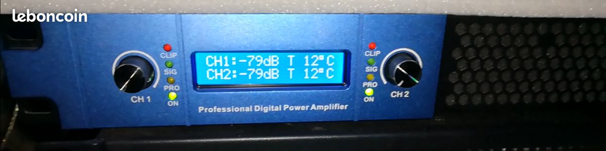 Amplificateurs de puissance professionnels - Green Audio GAP-D2900 (2x600W 4 ohms) (image 1)