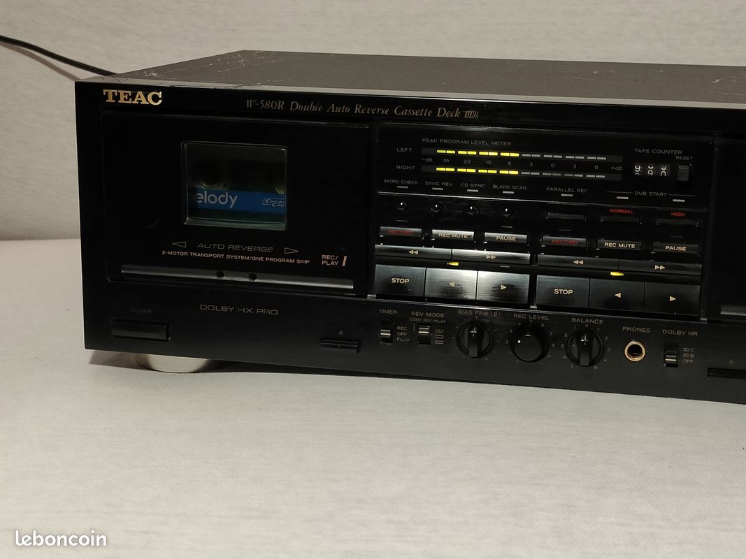 Platine Cassette TEAC W850R Hi-Fi Double Autoreverse - À Réviser / Pièces