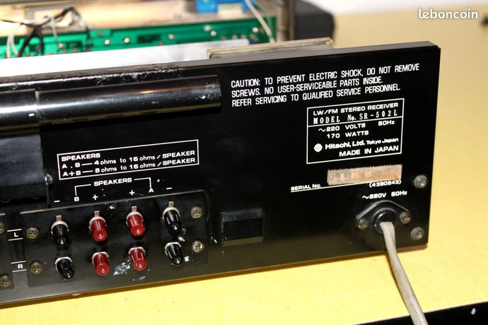 Ampli Tuner Hitachi 1975 - Photo, audio & vidéo