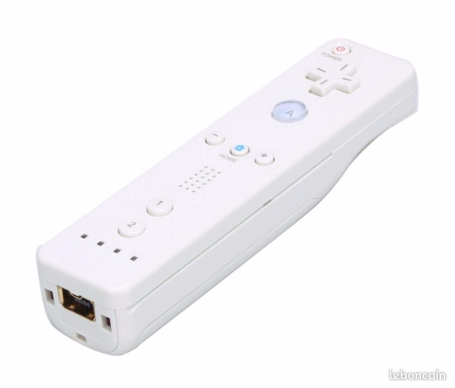 Lot de 4 télécommandes Wii, intégrées Motion Plus de rechange