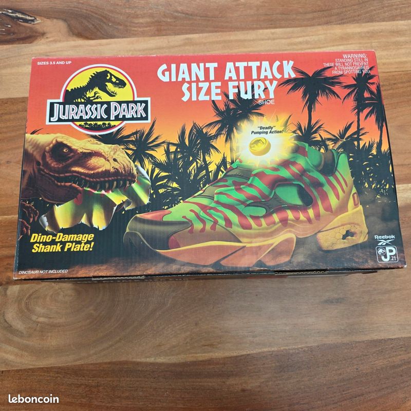 Basket Reebok Jurassic Park pump Chaussures