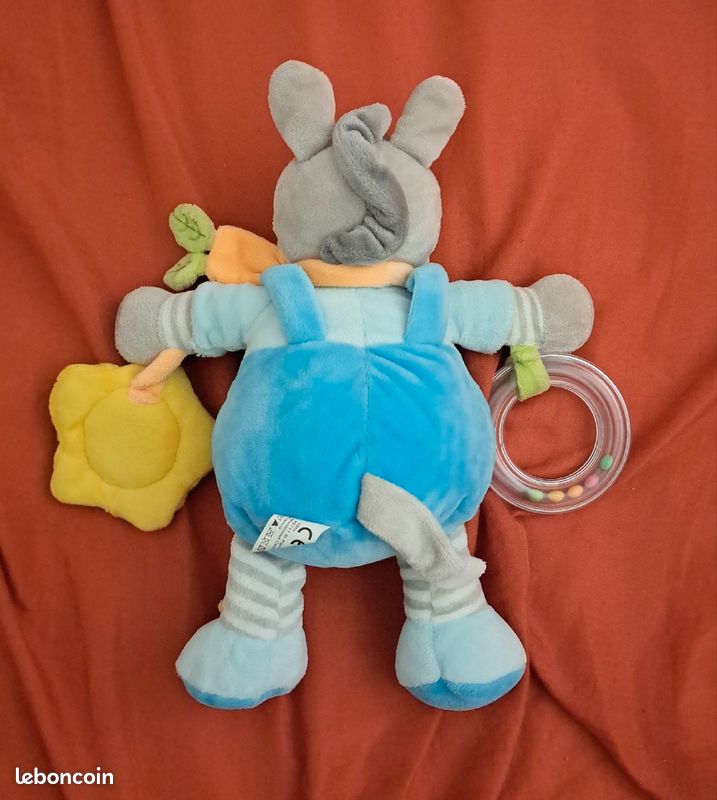 Doudou hippopotame pour bébé Équipement bébé