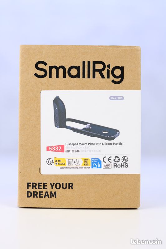 Poignée En L SmallRig Pour Fujifilm X Half – Ergonomique, Silicone, Plateau Arca Intégré | Accessoire Appareil Photo