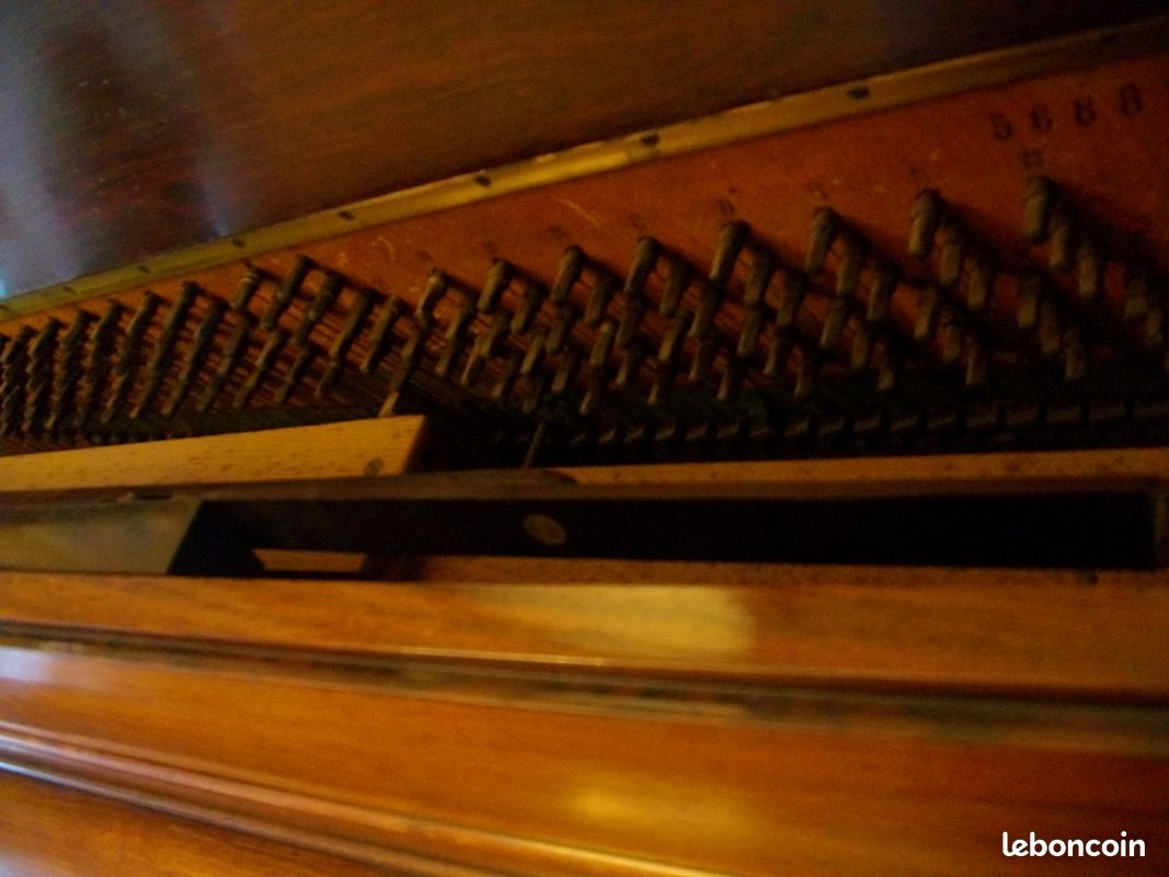 Superbe ancien piano bar droit pleyel cadre metal a raccorder (image 4)