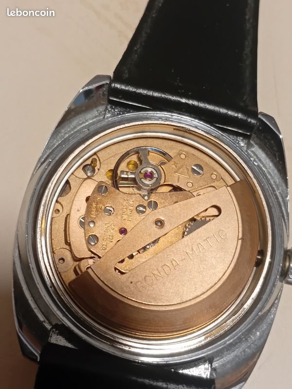 Mouvement De Montre Vintage RONDA-MATIC 1238 – Automatique, 21 Rubis, à Réviser