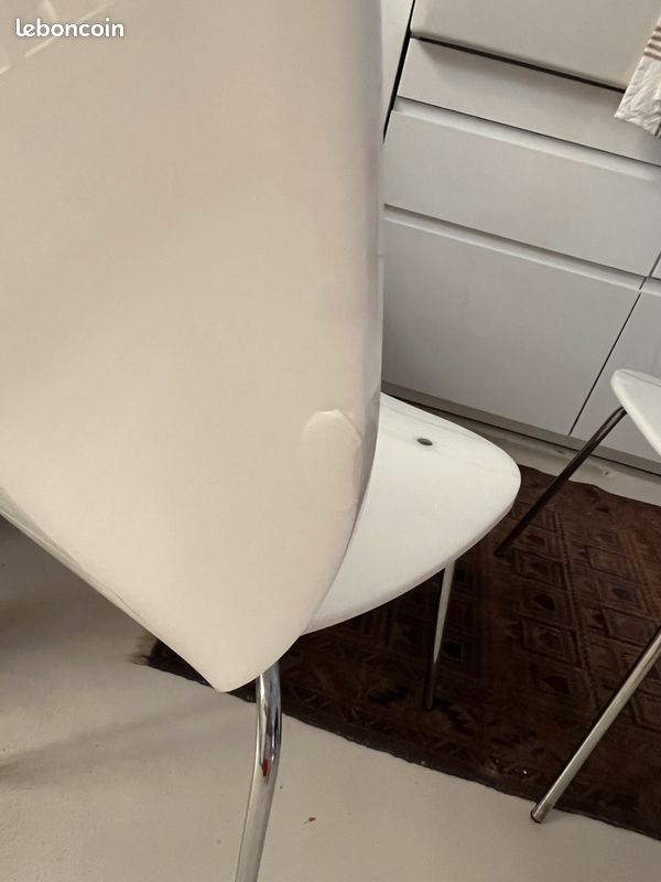 Lot de 2 chaises Plexi et inox (image 9)