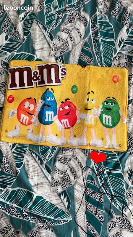 🍫 Tapis en velours / peluche M&M’s tout doux décoratif intérieur ou extérieur 🍭 (image 17)