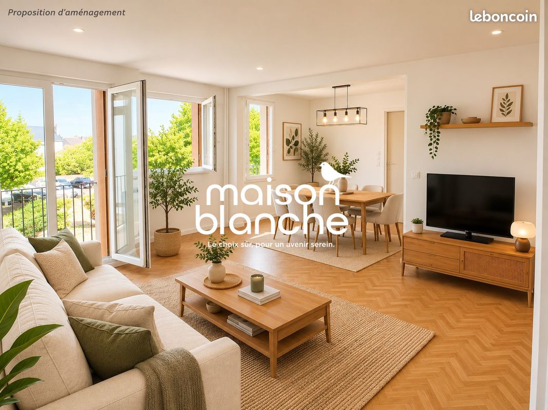 Appartement 3 pièces 74 m² · à Parthenay · 74 m² · 92 500 €