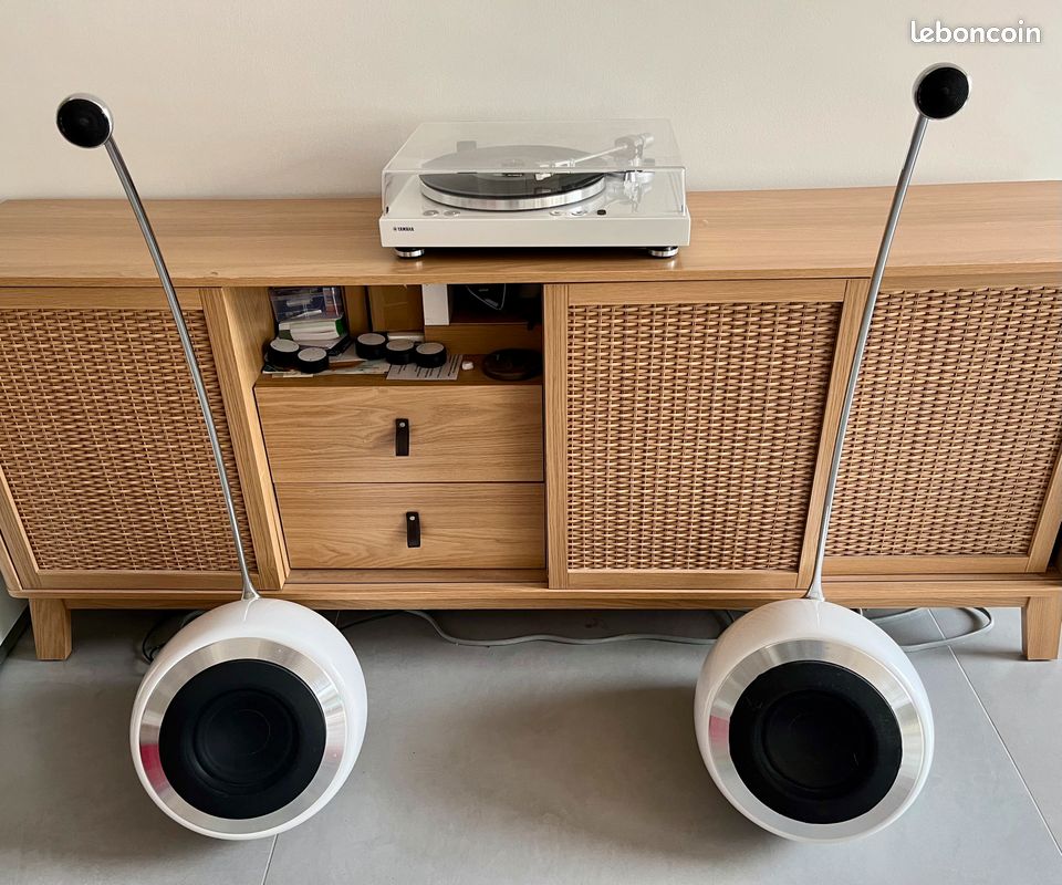 Enceintes Vintage Philips RARES Avec Boomer BOMBARDON - 30 Watts