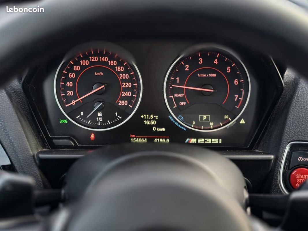 Bmw serie 2 m235i x-drive 326 bva sport / toit ouvrant / 1ere main (image 14)