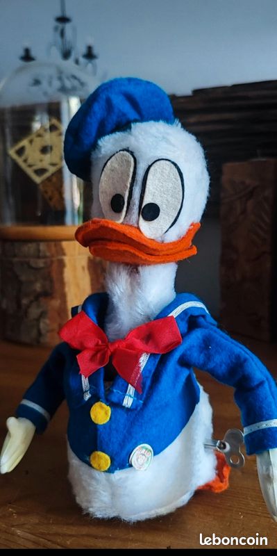 Jouet Mécanique Ancien – Écureuil Et Ours Max Carl – 60's – Peluche Vintage