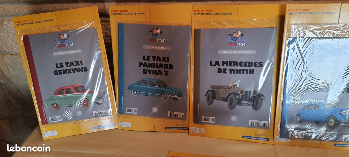 Mercedes De Tintin - Collection Hachette - Voitures De Tintin - Échelle 1/24 - Occasion