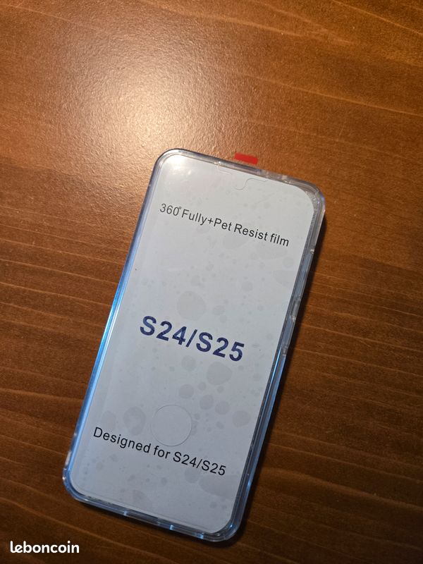 Coque en silicone intégrale Transparent pour samsung galaxy s24 (image 2)