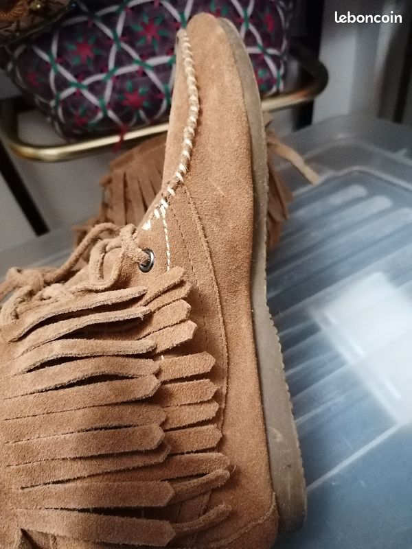 Mocassins à Franges en daim (image 3)