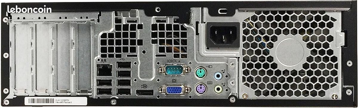PC HP Compaq 6005 Pro SFF Reconditionné – AMD 3GHz, 2Go RAM, 160Go, Graveur, WiFi, écran 22"