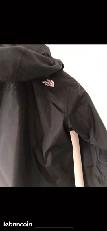 Manteau coupe-vent noir T10 ans THE NORTH FACE (image 3)