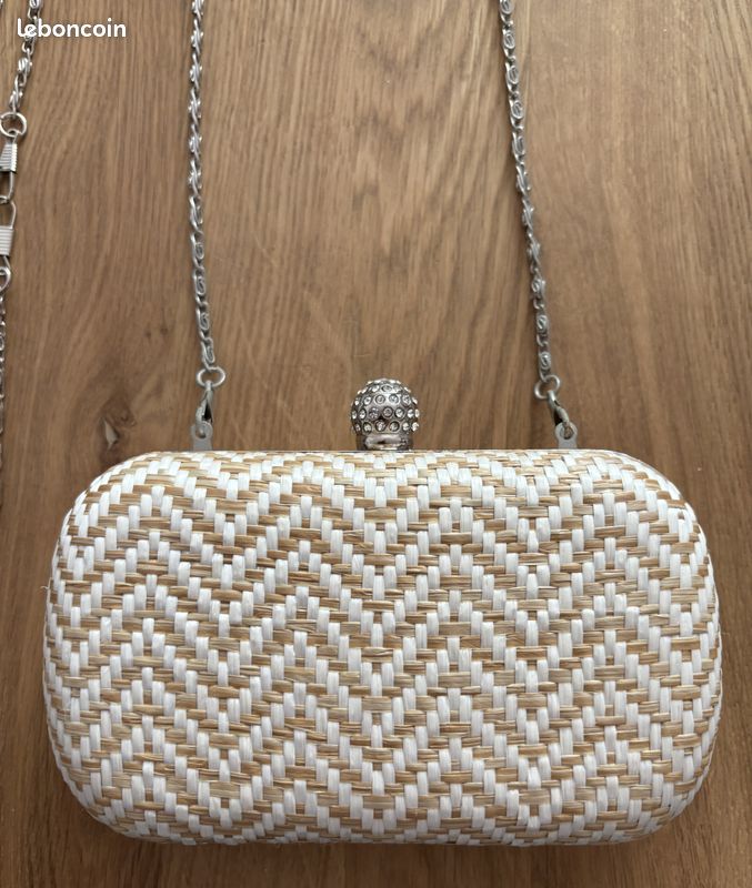 Pochette de Soirée / Cérémonie à facettes - Collection Le 70 - Métal