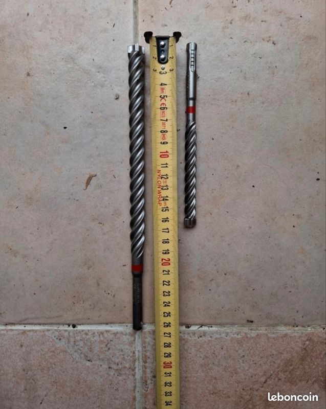2 mèches Hilti SDS de 16 et 12 neuves (image 1)