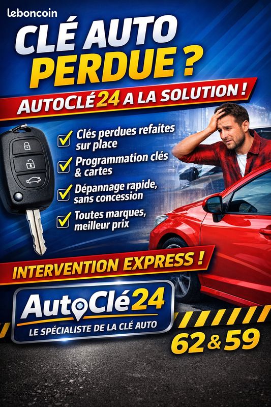 Serrurier automobile – Clé voiture perdue , double et réparation | Autoclé24 (image 2)