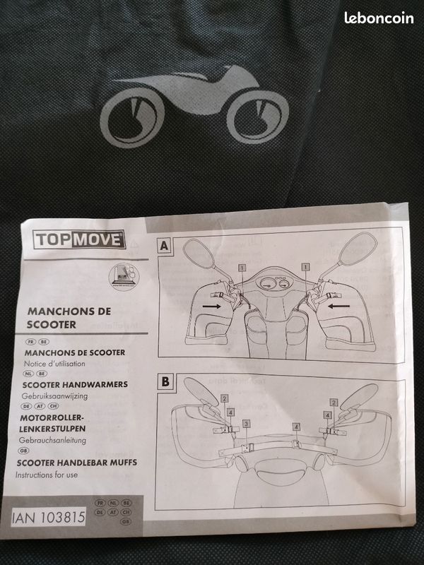 Manchons de scooter neuf (image 3)