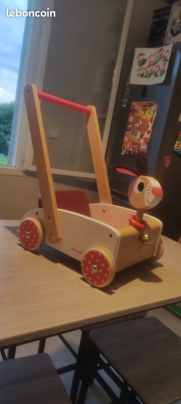 Chariot lapin pour bébé JANOD Jeux Jouets