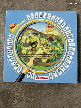 Série complète 40 Domino-Mania ASTÉRIX + sac + plateau métal - Auchan