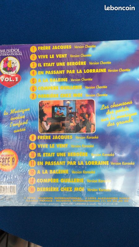 Laserdisc karaoké enfants (image 2)