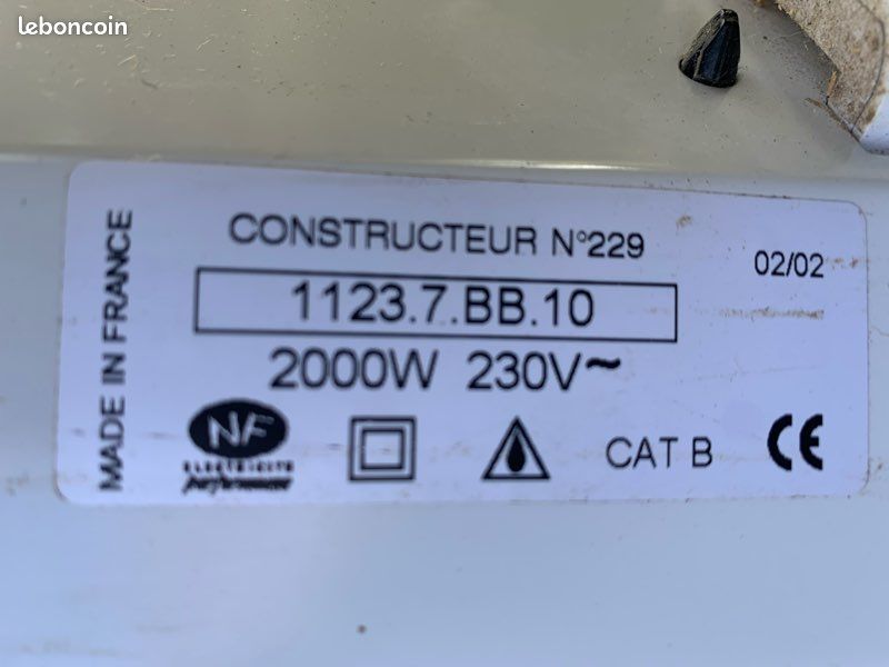 Radiateur électrique 2000w (image 3)