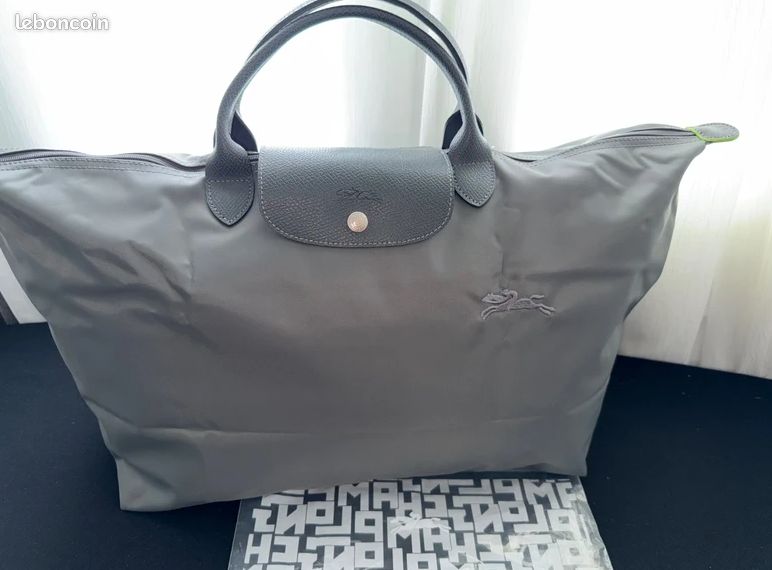 Sac de voyage Longchamp Le Pliage Énergie L gris (image 1)