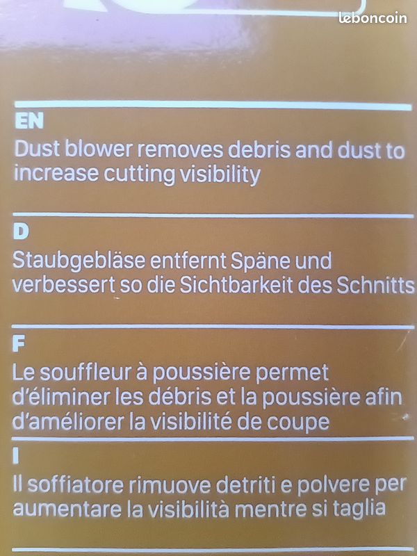 Scie sauteuse sans fil Worx + batterie + chargeur (image 5)