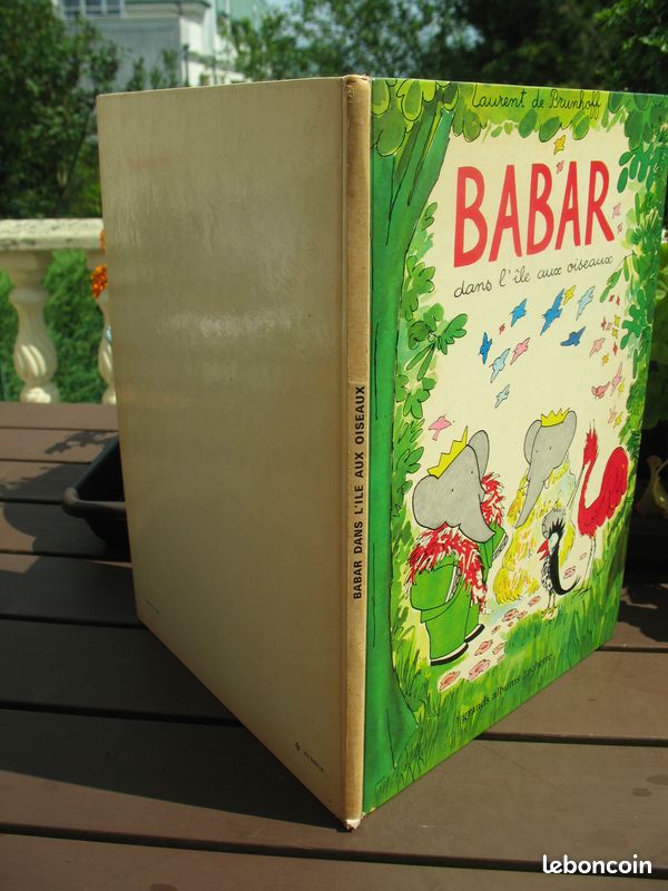 BABAR dans l'ile aux oiseaux --- BABAR et la planete molle ---- GRANDS ALBUMS HACHETTE (image 11)