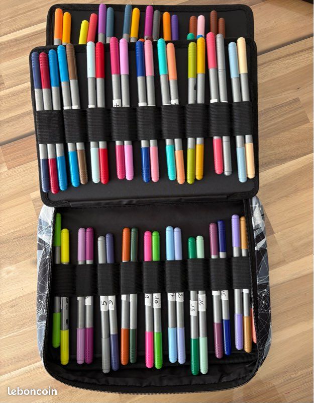 Gros lot de matériel de dessin et coloriage - Feutres, crayons et accessoires (image 8)