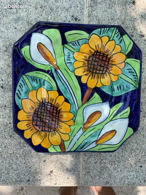 Assiette tournesols (image 1)