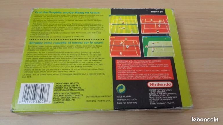 Jeu Super Nintendo SUPER TENNIS (image 5)