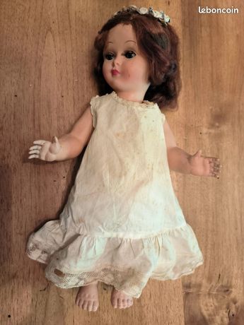 Ancienne Poupée Bella Sgdg – 35 Cm, Fabrication Française (occasion)