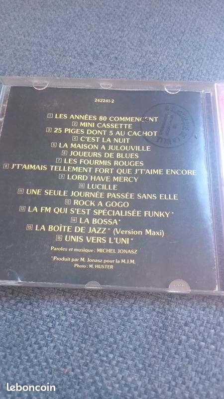 Lot compilation Michel jonasz 1981 à 2013 (image 5)