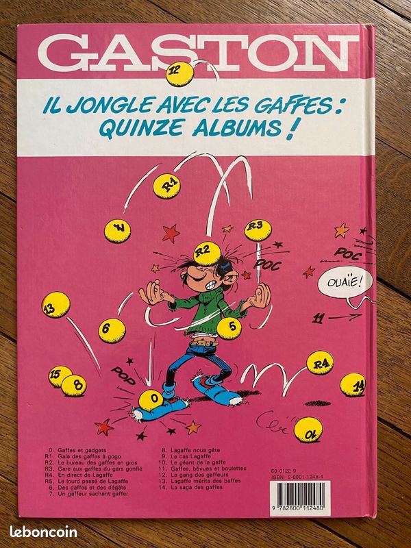 BD Gaston Lagaffe - Gaffes et gadgets Edition 1985 (image 5)