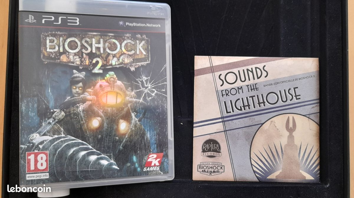 Jeu PS3 BioShock 2 – Complet, Très Bon État – PEGI 18