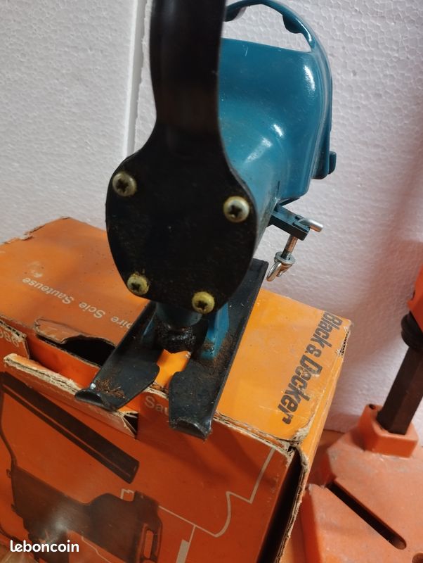 Lot Outillage Vintage Black & Decker + Support Wolfcraft - FONCTIONNEL (image 8)