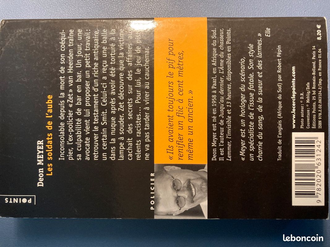 Les soldats de l’aube - Deon Meyer (image 2)