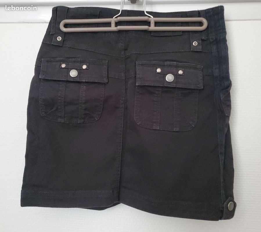 Jupe noire Camaïeu T 36 (image 2)