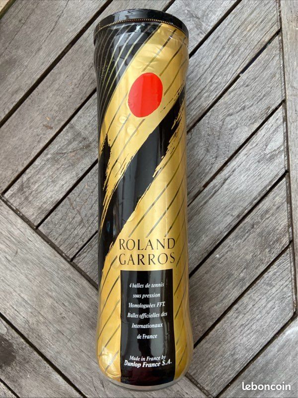 BALLE DE TENNIS WILSON ROLAND GARROS ALL COURT *4 JAUNE SPEED