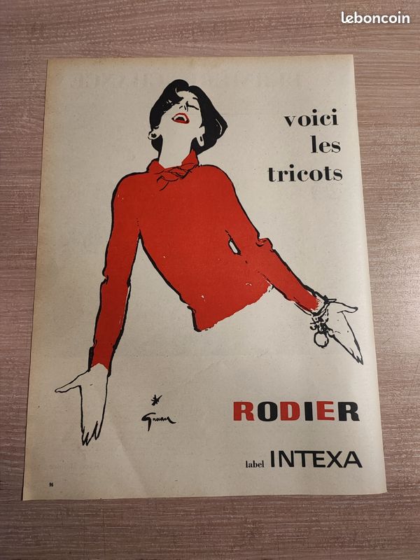 Pull Rodier Vintage - Taille 38, Couleur Beige, Très Bon état Occasion