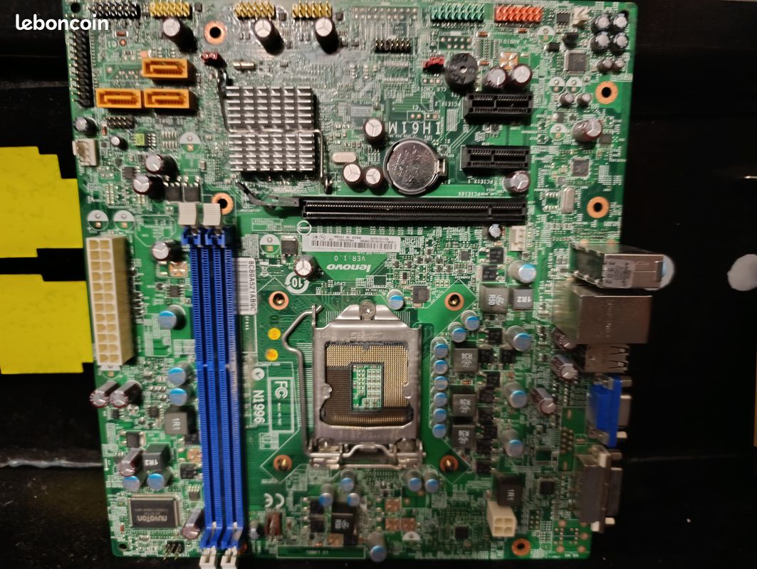 Lenovo IH61M - Carte mère LGA 1155 / Chipset H61 / DDR3 (image 1)